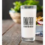 BK Gift Kişiye Özel Renkli Baskılı Ankara Rakı Bardağı-1