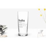 BK Gift Kişiye Özel Renkli Baskılı Baba Tasarımlı Rakı Bardağı-1