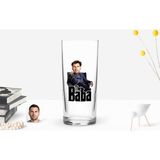 BK Gift Kişiye Özel Renkli Baskılı Godfather Baba Karikatürlü Rakı Bardağı-8