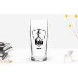 BK Gift Kişiye Özel Renkli Baskılı Godfather Baba Tasarımlı Rakı Bardağı-15