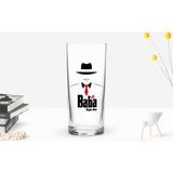 BK Gift Kişiye Özel Renkli Baskılı Godfather Baba Tasarımlı Rakı Bardağı-17