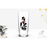 BK Gift Kişiye Özel Renkli Baskılı Godfather Baba Tasarımlı Rakı Bardağı-18