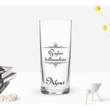 BK Gift Kişiye Özel Renkli Baskılı Gözleri Dolduranlara Tasarımlı Rakı Bardağı-1