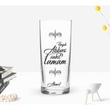 BK Gift Kişiye Özel Renkli Baskılı Haydi Abbas Vakit Tamam Tasarımlı Rakı Bardağı-1