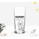 BK Gift Kişiye Özel Renkli Baskılı Karikatür Tasarımlı Rakı Bardağı-2