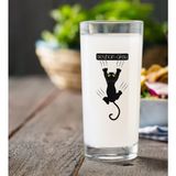 BK Gift Kişiye Özel Renkli Baskılı Kedi Rakı Bardağı-1