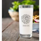 BK Gift Kişiye Özel Renkli Baskılı Mutlu Yıllar Rakı Bardağı-1