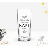 BK Gift Kişiye Özel Renkli Baskılı Olursa Olur Tasarımlı Rakı Bardağı-1