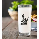 BK Gift Kişiye Özel Renkli Baskılı Queen Rakı Bardağı-1