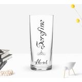 BK Gift Kişiye Özel Renkli Baskılı Şerefine Tasarımlı Rakı Bardağı-1