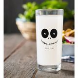 BK Gift Kişiye Özel Renkli Baskılı Sevimli Korkunç Yüz Rakı Bardağı-1