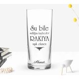 BK Gift Kişiye Özel Renkli Baskılı Su Bile Saflığını Kaybeder Tasarımlı Rakı Bardağı-1
