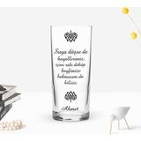 BK Gift Kişiye Özel Renkli Baskılı Suya Düşse De Hayallerimiz Tasarımlı Rakı Bardağı-1