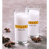 BK Gift Kişiye Özel Renkli Baskılı Tekel Tasarımlı İkili Rakı Bardağı Seti-1