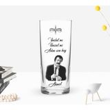 Bk Gift Kişiye Özel Renkli Baskılı Vuslat Mı Hasret Mi Tasarımlı Rakı Bardağı-1