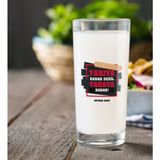 BK Gift Kişiye Özel Renkli Baskılı Yarıya Kadar Değil Yaraya Kadar Rakı Bardağı-4