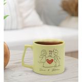 Bk Gift Kişiye Özel Sevgili Isimli Pastel Sarı Middle Kupa Bardak, Arkadaşa Hediye, Ev Hediyesi, Doğum Günü Hediyesi, Ofis Hediyesi-1