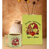 Bk Gift Kişiye Özel Sevgili Isimli Sarı Sert Kapaklı Defter Ve Middle Kupa Seti, Arkadaşa Hediye, Yeni Iş Hediyesi, Doğum Günü Hediyesi-3