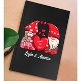 Bk Gift Kişiye Özel Sevgili Isimli Sert Kapaklı Siyah Lastikli Defter -2