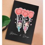 Bk Gift Kişiye Özel Sevgili Isimli Sert Kapaklı Siyah Lastikli Defter -5