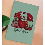 Bk Gift Kişiye Özel Sevgili Isimli Sert Kapaklı Su Yeşili Lastikli Defter -2