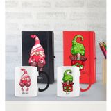 Bk Gift Kişiye Özel Sevgili Temalı 2’li Defter Kupa Hediye Seti, Sevgiliye Hediye, Sevgililer Günü Hediyesi-3