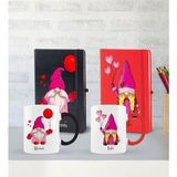 Bk Gift Kişiye Özel Sevgili Temalı 2’li Defter Kupa Hediye Seti, Sevgiliye Hediye, Sevgililer Günü Hediyesi-5