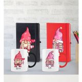 Bk Gift Kişiye Özel Sevgili Temalı 2’li Defter Kupa Hediye Seti, Sevgiliye Hediye, Sevgililer Günü Hediyesi