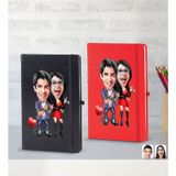 Bk Gift Kişiye Özel Sevgililer Karikatürlü 2’li Defter Seti, Sevgiliye Hediye, Sevgililer Günü Hediyesi, Doğum Günü Hediyesi-4