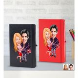 Bk Gift Kişiye Özel Sevgililer Karikatürlü 2’li Defter Seti, Sevgiliye Hediye, Sevgililer Günü Hediyesi, Doğum Günü Hediyesi-5