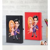 Bk Gift Kişiye Özel Sevgililer Karikatürlü 2’li Defter Seti, Sevgiliye Hediye, Sevgililer Günü Hediyesi, Doğum Günü Hediyesi-6
