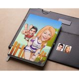 Bk Gift Kişiye Özel Sevgililer Karikatürlü Beyaz Defter-30 , Arkadaşa Hediye , Sevgiliye Hediye