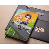 Bk Gift Kişiye Özel Sevgililer Karikatürlü Beyaz Defter-53 , Arkadaşa Hediye , Sevgiliye Hediye
