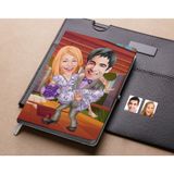 Bk Gift Kişiye Özel Sevgililer Karikatürlü Beyaz Defter-56 , Arkadaşa Hediye , Sevgiliye Hediye