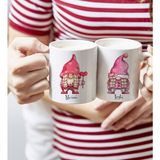 Bk Gift Kişiye Özel Sevgililer Temalı 2’li Beyaz Kupa Bardak, Sevgililer Günü Hediyesi, Sevgiliye Hediye, Ev Hediyesi