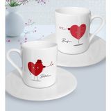 Bk Gift Kişiye Özel Sevgililer Temalı 2’li Türk Kahvesi Fincanı, Sevgililer Günü Hediyesi, Sevgiliye Hediye, Ev Hediyesi-7
