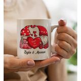 Bk Gift Kişiye Özel Sevgililer Temalı Beyaz Kupa Bardak, Sevgililer Günü Hediyesi, Sevgiliye Hediye, Ev Hediyesi-2