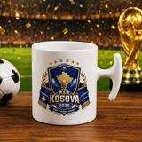 Bk Gift Kosova Taraftar Temalı Dünya Futbol Kupası Tasarımlı Hammer Kupa Bardak-3 - 1 Adet