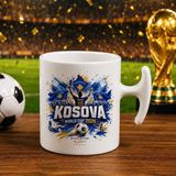 Bk Gift Kosova Taraftar Temalı Dünya Futbol Kupası Tasarımlı Hammer Kupa Bardak-5 - 1 Adet