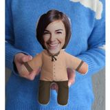 Bk Gift Öğretmenler Günü Fotoğraflı Kadın Bebek Yastık-2