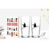 Bk Gift Renkli Baskılı Atatürk Temalı Ikili Rakı Bardağı ve Rakı Cep Kitabı Hediye Seti-27