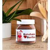 BK Gift Sevgiliye Özel İsimli Nutella 400gr., Sevgiliye Hediye, Sevgililer Günü Hediye, Doğum Günü Hediyesi-7