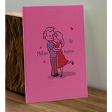 Bk Gift Sevgiliye Özel Isimli Pembe Defter ve Fuşya Cam Matara Hediye Seti-10, Sevgiliye Hediye, Sevgililer Günü, Yeni iş hediyesi