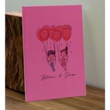 Bk Gift Sevgiliye Özel Isimli Pembe Defter ve Fuşya Cam Matara Hediye Seti-2, Sevgiliye Hediye, Sevgililer Günü, Yeni iş hediyesi