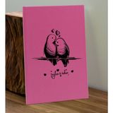 Bk Gift Sevgiliye Özel Isimli Pembe Defter ve Fuşya Cam Matara Hediye Seti-4, Sevgiliye Hediye, Sevgililer Günü, Yeni iş hediyesi
