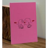 Bk Gift Sevgiliye Özel Isimli Pembe Defter ve Fuşya Cam Matara Hediye Seti-8, Sevgiliye Hediye, Sevgililer Günü, Yeni iş hediyesi