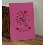 Bk Gift Sevgiliye Özel Isimli Pembe Defter ve Fuşya Cam Matara Hediye Seti-9, Sevgiliye Hediye, Sevgililer Günü, Yeni iş hediyesi