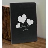 Bk Gift Sevgiliye Özel Isimli Siyah Defter ve Kırmızı Cam Matara Hediye Seti-1, Sevgiliye Hediye, Sevgililer Günü, Yeni iş hediyesi