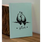 Bk Gift Sevgiliye Özel Isimli Su Yeşili Defter ve Yeşil Cam Matara Hediye Seti-4, Sevgiliye Hediye, Sevgililer Günü, Yeni Iş Hediyesi
