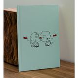 Bk Gift Sevgiliye Özel Isimli Su Yeşili Defter ve Yeşil Cam Matara Hediye Seti-8, Sevgiliye Hediye, Sevgililer Günü, Yeni Iş Hediyesi